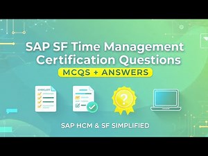 SAP SF Time Management Certification | C_THR94_2505 | SAP Certification Exam
