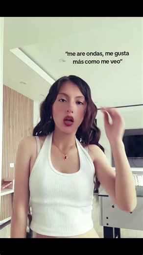 Que trend para más bello 🥺🤍 #cabellolacio