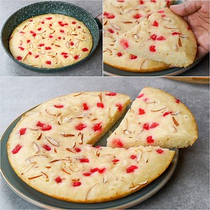 17K views · 153 reactions | Suji Nut Cake In Frypan | Eggless & No Oven | Easy & Quick Suji Cake At Home | Suji Frypan Cake | N'Oven Recipes | Facebook