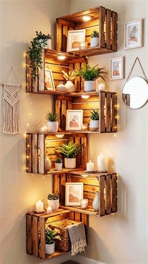 Bare Walls? Build These DIY Shelves in an Afternoon #diy #homedecor #craftideas #diycrafts
