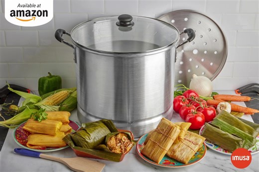 Steam into tamale season with the IMUSA Aluminum Steamer! 🌽✨ and prepare to elevate your holiday cooking with this versatile beauty—perfect for tamales, hayacas, pasteles and more! Find yours now at @Amazon . . . . #IMUSA #Makeitrealmakeitimusa #tamale #mexicanfood #tamales #foodie #pasteles #hayacas #sofrito | IMUSA USA