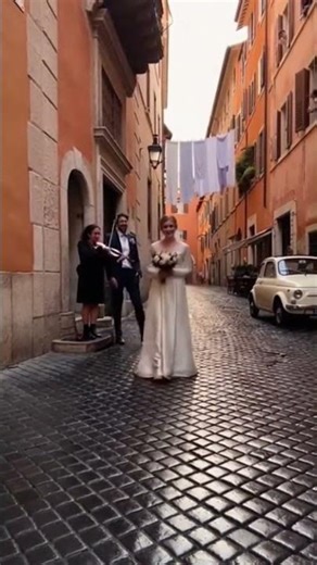 Italian marriage ceremony #shortsfeed #italy #wedding