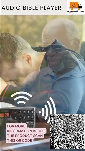 Our portable Audio Bible Player makes listening easy and accessible.