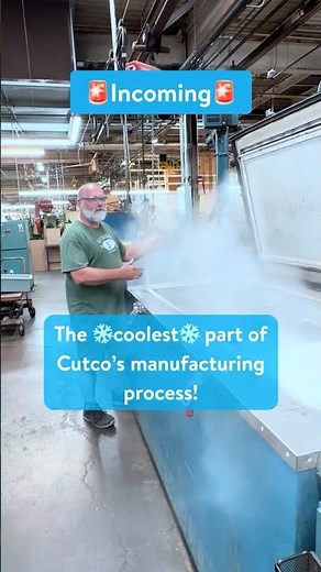 The coolest part of the manufacutring process at Cutco - literally! Watch our knives chill out