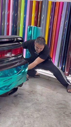 121K views · 1.6K reactions | The new @paradoxwraps Crystal Tiffany Mirror Chrome is amazingly easier to work with and can take a little bit of heat without distorting the finish. Test a small piece out before heating up a large one.  @vlad.theproducer #wrap #chrome #crystal #vinyl #gloss #wow #glossy #reel #reels #reelsinstagram #reelitfeelit #explore #explorepage #exploremore #diy #howto #amazing #jdm #art #3000gt | Paradox The Wrapper | Facebook