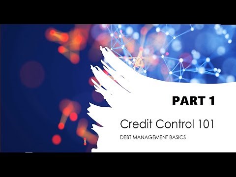 Credit Control 101 - Credit Control Basics - Part 1