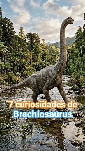 BRACHIOSAURUS - 7 interesting facts #dinosaurs #paleontology