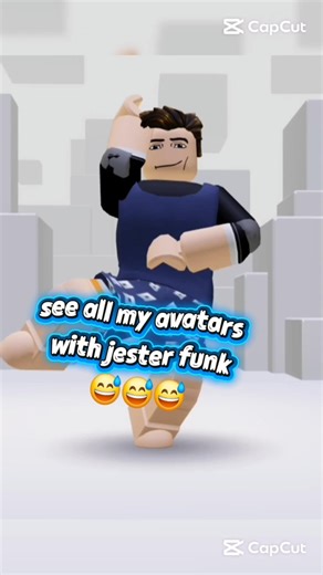 see all my avatars with jester funk😎 #roblox #butifyoucloseyoureyes