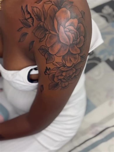 Tattoo Progress by a Professional Artist in Tunisia