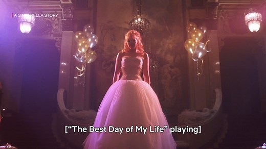 I'm convinced Hilary Duff invented walking down stairs. 🎥: A Cinderella Story | Netflix