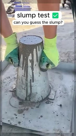 Concrete Slump Test | Workability Check #SiteTesting #workability #civilwork