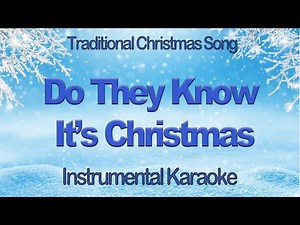 Do They Know It's Christmas Band Aid Feed The World Karaoke Instrumental Cover with Lyrics