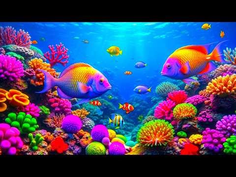 The Best 4K Aquarium - Dive Into The Mesmerizing Underwater Realm, Sea Jellyfish, Coral Reefs. #76