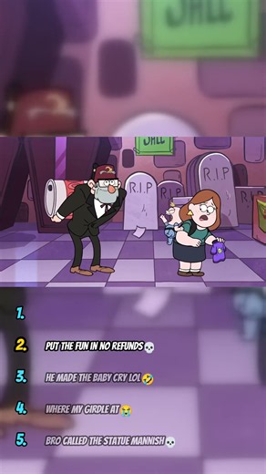 Top 5 Grunkle Stan Moments | Gravity Falls #shorts #gravityfalls #top5