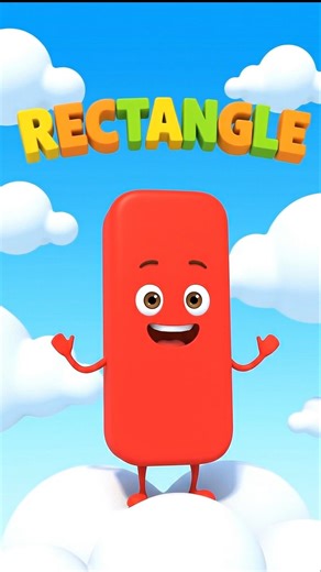 Let's Build a Rectangle ! Learn Shapes | Shape Song #cocomelon #toddlerlearning #shorts