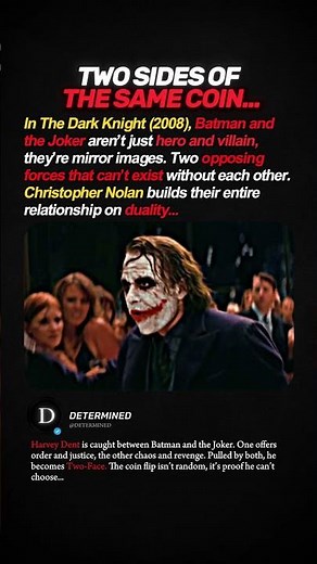 Two Sides of The Same Coin in The Dark Knight (2008)