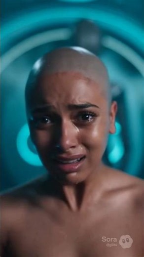 UFO GIRL HEADSHAVE - ALIEN ABDUCTION HEADSHAVE HAIRCUT BALD (AI)