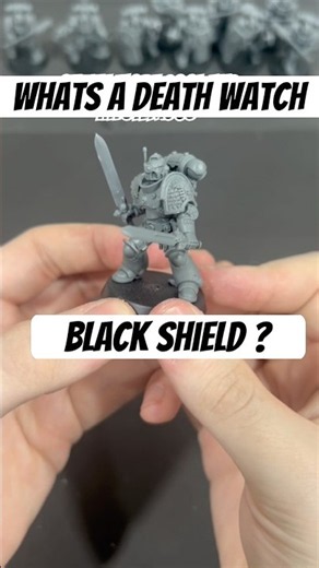 What is a death watch black shield?! And why are they so cool! #warhammer40k #warhammer
