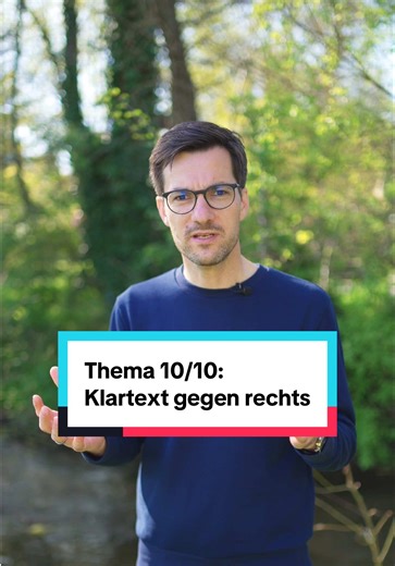 Thema 10/10: Ich stehe für eine offene Stadtgesellschaft, in der alle Menschen dazugehören und Demokratie aktiv gelebt wird. Integration heißt für mich Teilhabe, Respekt und gleiche Chancen. Und gleichzeitig gilt: Null Toleranz für Hetzer und Rechtsextremisten – hier in Freiburg ist kein Platz für euch! Gemeinsam viel erreicht – und noch viel vor: • Integration durch Teilhabe, Bildung und Begegnungen auf kommunaler Ebene stärken. • Klare Kante gegen Rechtsextremismus: Unterstützung von zivilgese