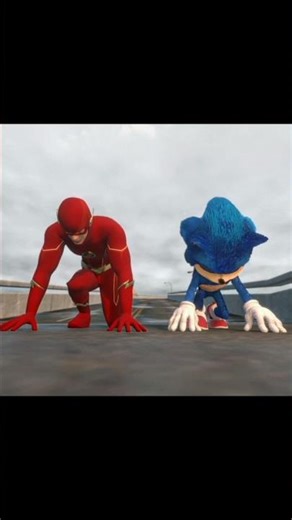 Sonic vs Flash fan-made Animation made with Blender 3d #Sonic #flash #blender #animation
