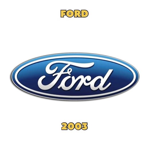 FORD logo evolution 2003-1903