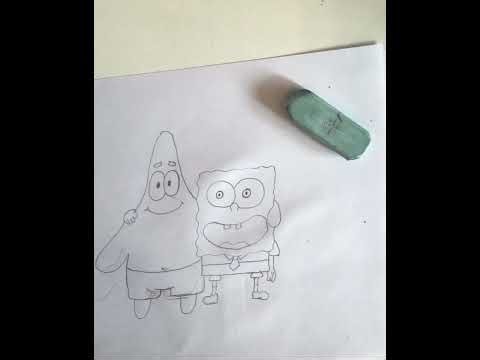 How to draw SpongeBob and Patrick tutorial #SpongeBob #Patrick #Art