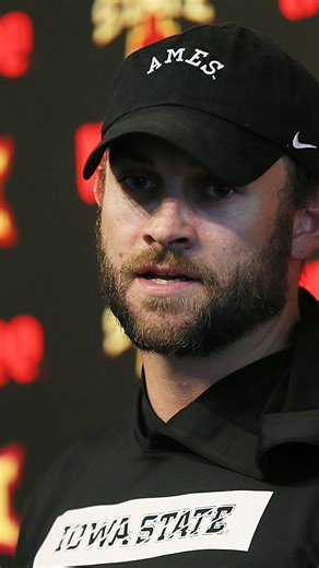 Cyclone Fanatic on Instagram: "Fox's Gus Johnson shared a story on-air during the Cy-Hawk game about how Taylor Mouser chose Matt Campbell over an ex-girlfriend. Hear what Mouser had to say about his loyalty to his "bro" Matt Campbell. Audio courtesy of Fox Sports, images courtesy of USA Today/IMAGN."