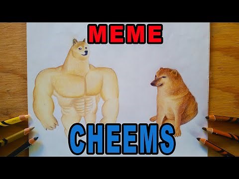 Dibujo de Cheems y Doge |MEME|