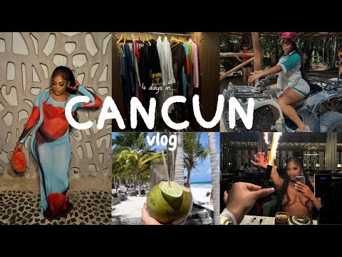 CANCUN MEXICO TRAVEL VLOG : GIRLS TRIP, SPRING BREAK, CENOTE, ATV RIDING, STRANDED + MORE