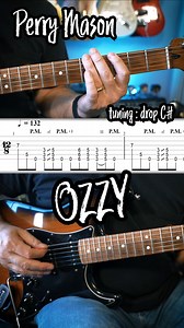 Perry Mason guitar riff by Zakk Wylde/Ozzy with tabs | GuitArmy