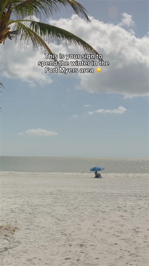 Sunshine and sand all year round! When you're in need of a beach getaway, we're here waiting for you. ⛱️ #MyFortMyers #FortMyersVacation #FortMyersMemories | Visit Fort Myers