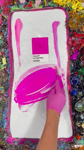 Recreating Pink PP by Valentino with @fritzdoesart | TikTok