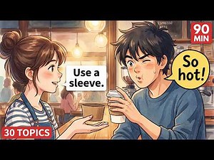 90 Minutes of Simple English Conversations for Beginners: Real English Dialogues (A1-A2)