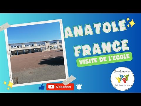 Visite de l'école Anatole France