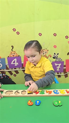 Learn & Play Nurtury | Enhancing fine-motor control and early math readiness through puzzle-based learning 💛🔢 #mathskills #cognitivedevelopment... | Instagram