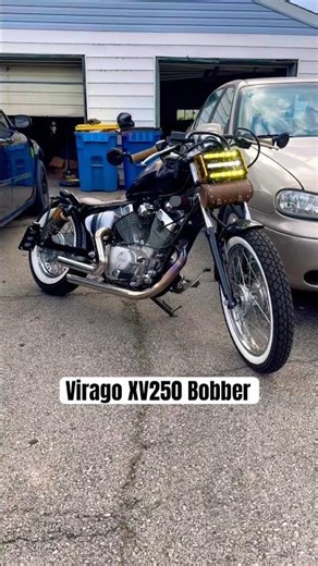 Crazy Yamaha XV250 Bobber “chop’d”