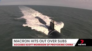 Emmanuel Macron accuses Scott Morrison of provoking China