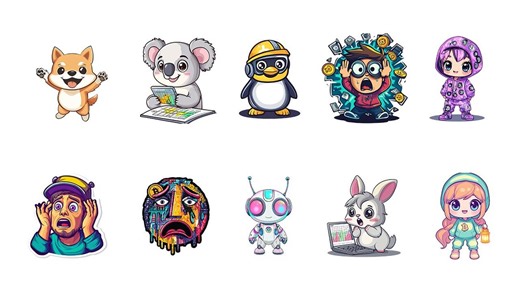 Crypto Sticker Pack – Vol. 3 - Etsy