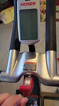 Fixing the resistance lever on Keiser M3 indoor spinning bicycle