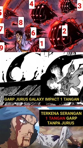 Garp vs 9 Admiral: Seberapa Kuat Infinity Explosion?