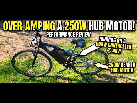 OVER-AMPING A 250W GEARED HUB MOTOR