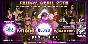 Dallas, TX - Micro Maidens Dwarf Dancers @Dodies Reef at Dodie's, Dallas on 25th April, 2025