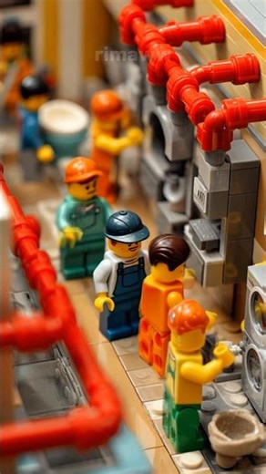 Lego water pipe installation 💦 #lego #funny #shortvideo