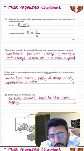 O Levels IGCSE Physics Most repeated Questions - Current Electricity #alevels #olevels #igcse