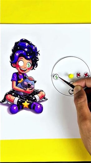 Lilly Love Braids Eyes Paper Puzzle Poppy Playtime Chapter 5 #art #poppyplaytime #craftpaper