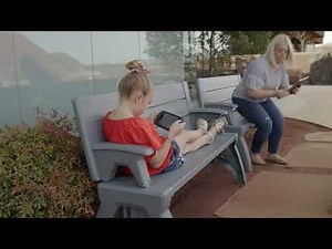 Convert-A-Bench Gen II XL Bench-to-Table with Cup Holder on QVC