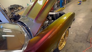 The 455 olds we built is painted and back in the 72 Olds Cutlass and running great. We have just a little tuning and some final detailing under the hood to do tomorrow and it will be ready to go home! This engine will definitely have the power and torque to handle this heavy car and its big wheels! Check out our earlier posts from this week detailing this engines build from stock 455 cubic inches, to a powerful performing 468 cubic inches. If you’re looking to rebuild your existing engine, add m