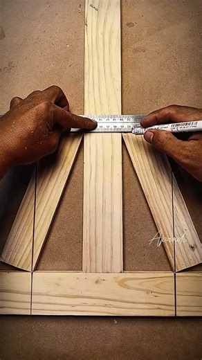 Easel elbow angle locking technique for strength and precision #trick #art #woodworking #carpenter
