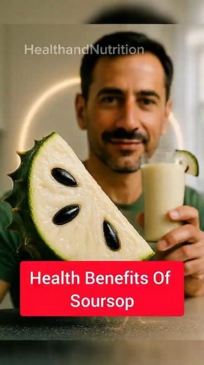 Health Benefits Of Soursop #healthtips #nutritionfacts #drinkmorewater