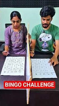 🎯 BINGO Challenge! Who Gets BINGO First? 😱 #shorts